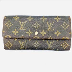 LOUIS VUITTON SARAH MONOGRAM LONG WALLET PORTEFEUILLE
